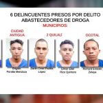Supuestos delincuentes presos en Nueva Segovia