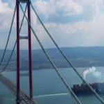 Turquía inaugura puente colgante entre Asia y Europa, el más largo del mundo