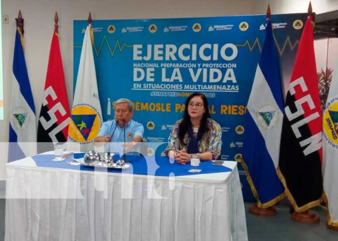 Conferencia de prensa sobre Ejercicio de Protección de la Vida 2022 en Nicaragua