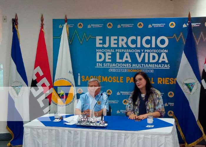 Conferencia de prensa sobre Ejercicio de Protección de la Vida 2022 en Nicaragua