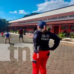 Tarde deportiva con nuevos bomberos en Managua