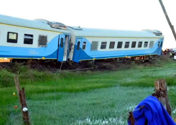 Descarrilamiento de un tren en Olavarría, Argentina deja 17 heridos