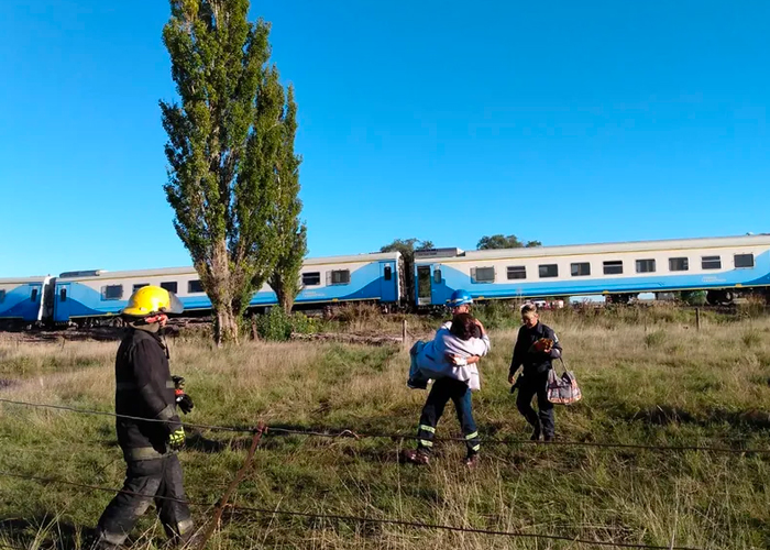 Descarrilamiento de un tren en Olavarría, Argentina deja 17 heridos