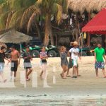 Ambiente en las playas de Nicaragua
