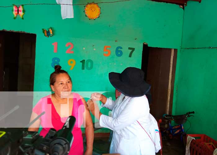 Jornada de vacunación en Las Jagüitas, Managua