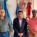 Periodistas académicos visitan la embajada de Nicaragua en Argentina