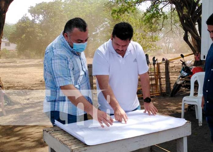 Avance de la construcción de servicios pluviales en Villa Santiago, Managua