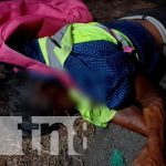 Ciudadano accidentado por motocicleta en Comalapa, Chontales
