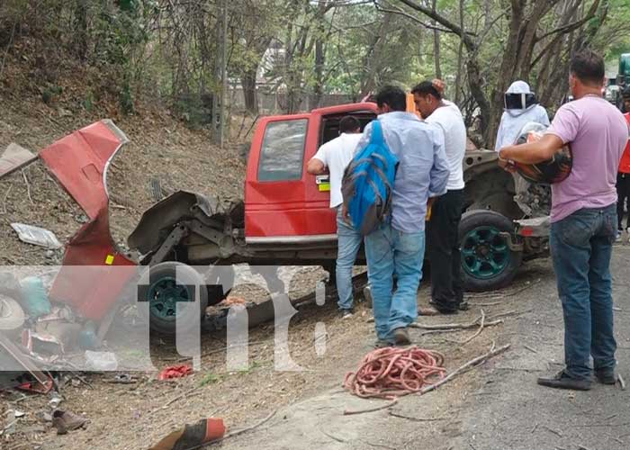 4 fallecidos entre ellos una menor de edad en accidente de tránsito en Estelí