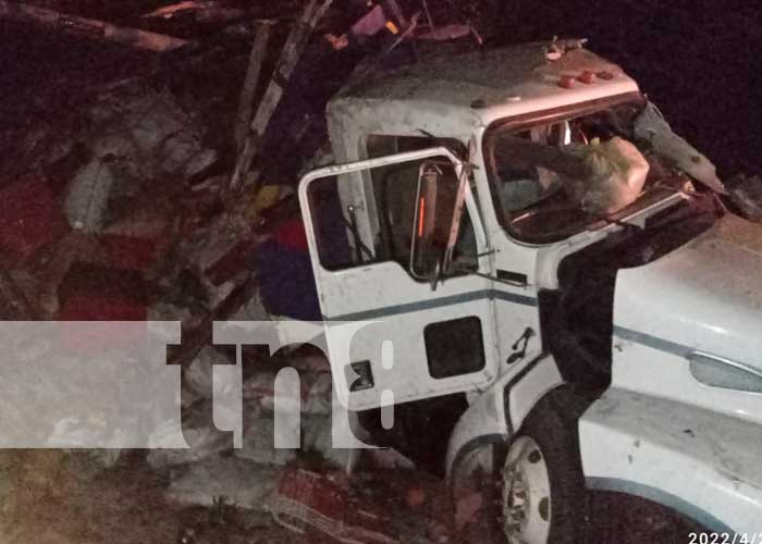 4 personas lesionadas en accidente de tránsito en Santo Tomás, Chontales