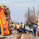 Aparatoso accidente en Hungría