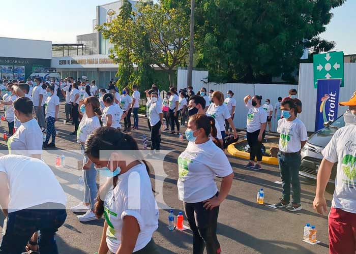 Realizan campaña "Movimiento es Salud por una Vida Saludable" en Managua