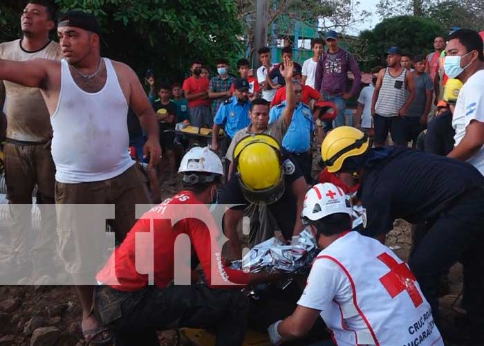 Derrumbe de zanja provoca la muerte de un obrero en Rivas