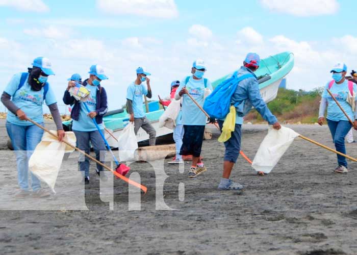Nagarote trabaja en mantener sus playas limpias en el departamento de León