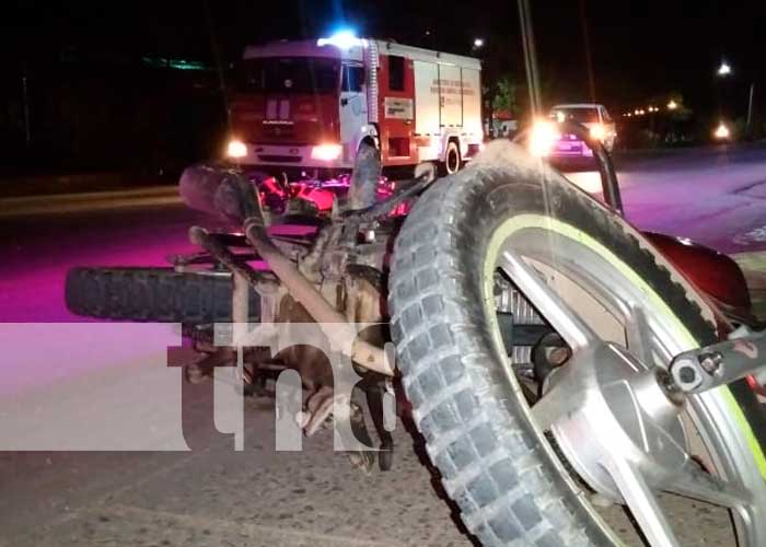 Fuerte accidente de tránsito en Somoto deja con graves lesiones a madre e hija