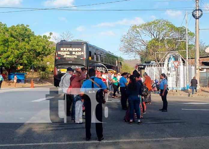 Incautan droga a pasajeros de un bus de de transporte colectivo en Juigalpa