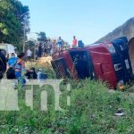 Varios lesionados tras sufrir accidente de tránsito en Nueva Segovia