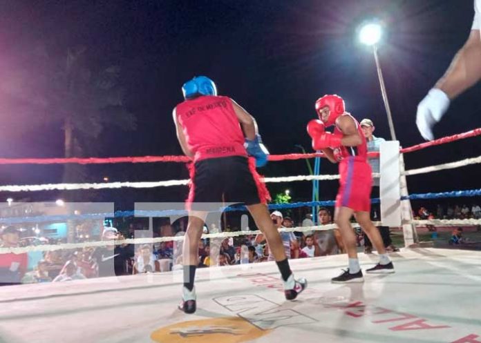 IND desarrollo velada boxística en San Carlos, Río San Juan