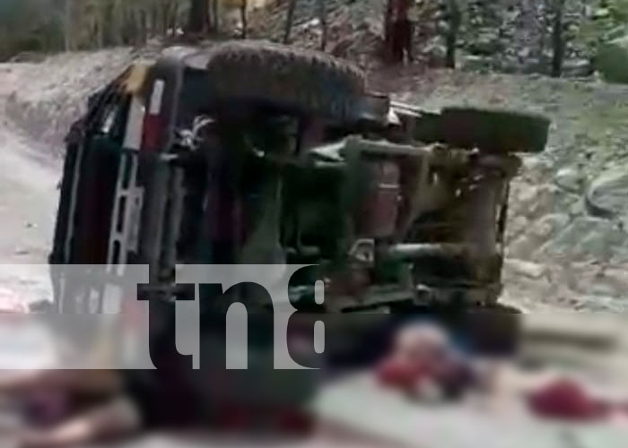 Tragedia vial en la carretera de El Sauce-Estelí deja dos muertos