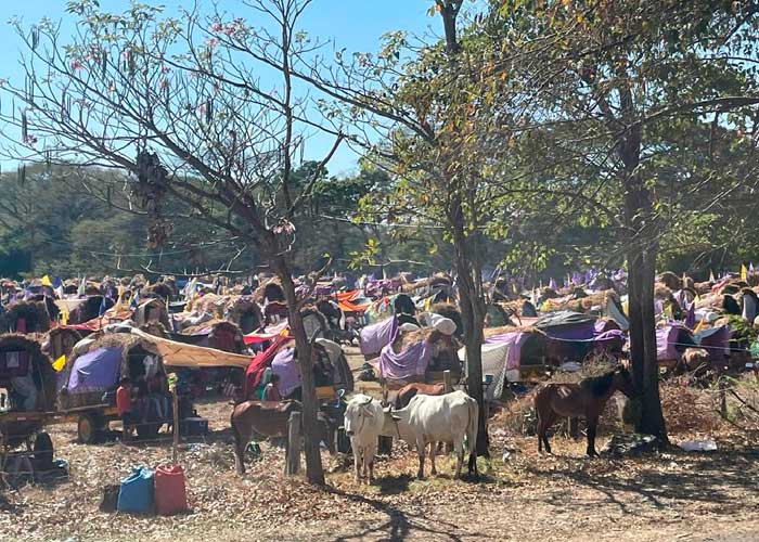 Solemne procesión de Jesús del Rescate en Popoyuapa