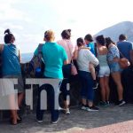 Familias nicaragüenses visitan el Parque Nacional Volcán Masaya