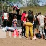 Accidente de tránsito deja varias personas lesionadas en Río San Juan