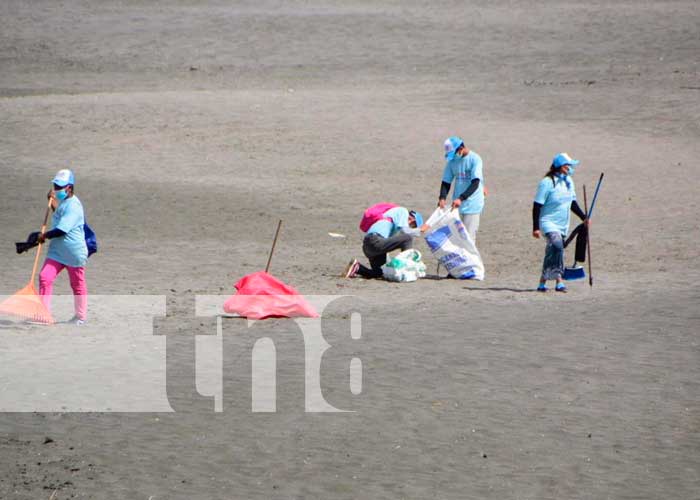Nagarote trabaja en mantener sus playas limpias en el departamento de León