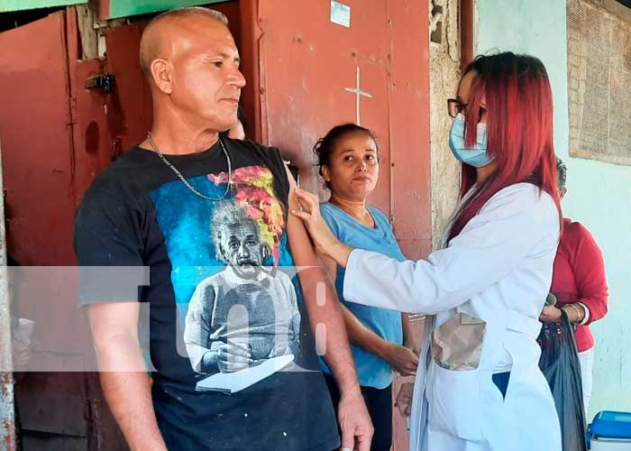 Pobladores de Paula Corea en Managua se vacunaron contra covid 19