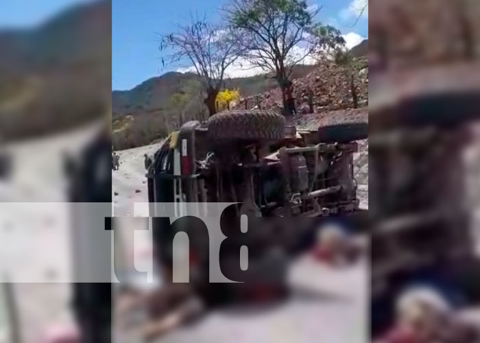 Tragedia vial en la carretera de El Sauce-Estelí deja dos muertos