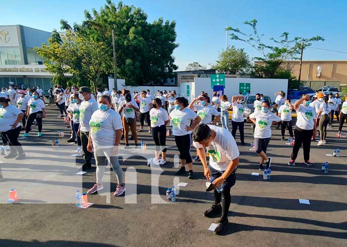 Realizan campaña "Movimiento es Salud por una Vida Saludable" en Managua