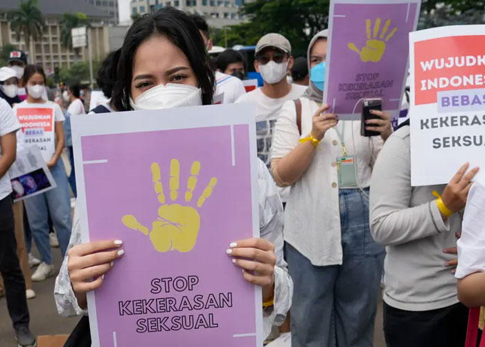 Indonesia aprueba ley en contra de la agresión sexual
