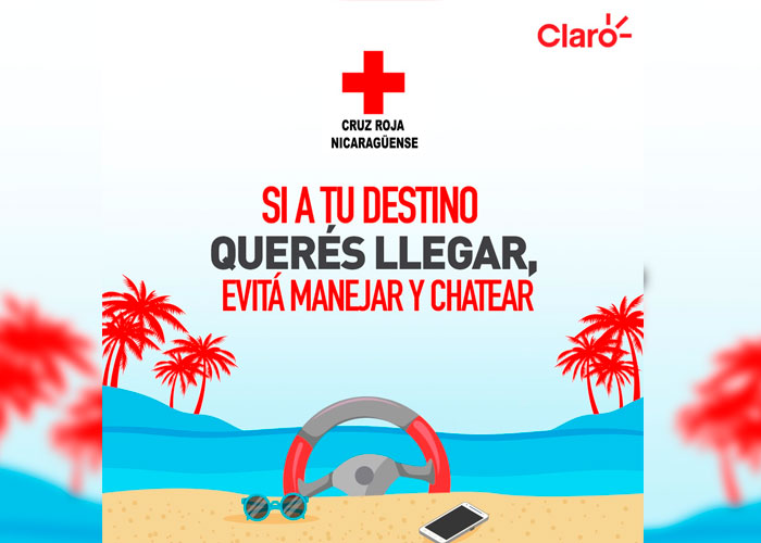 Claro y Cruz Roja Nicaragüense invitan a tomar medidas de prevención en este verano