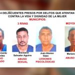 Policía Nacional captura a 6 presuntos delincuentes en Rivas.