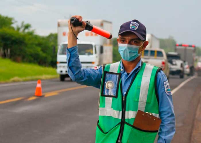 Regulación vial en las pistas de Nicaragua