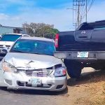 Accidente de tránsito en sector del Colegio Loyola, Managua