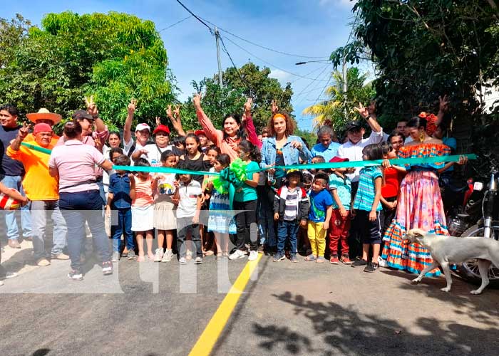 Nuevas calles en barrios de Managua