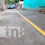 Nuevas calles en barrios de Managua