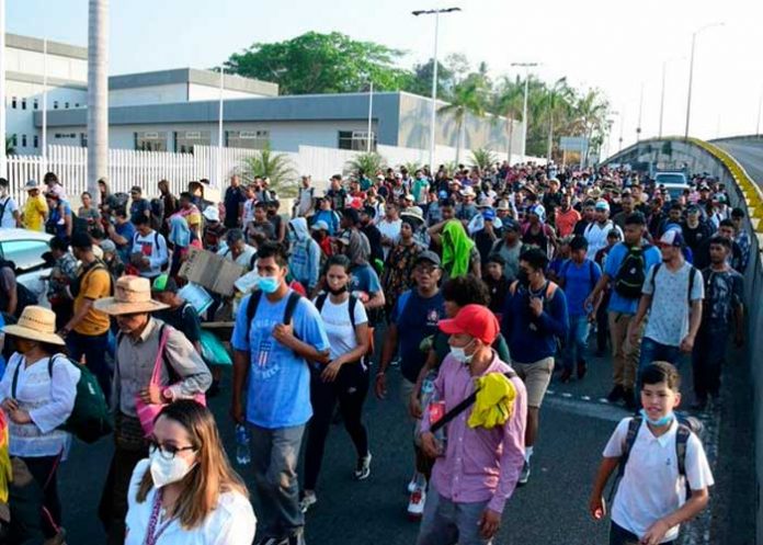 Caravana de migrantes es disuelta en Chiapas, México