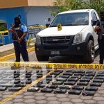Incautación de cocaína en Jinotepe, Carazo
