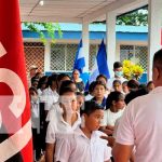 Inauguración de obras de mejoramiento en colegio de Río San Juan