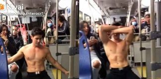 ¿La mostró toda? Hombre hace striptease en bus de Colombia y se vuelve viral