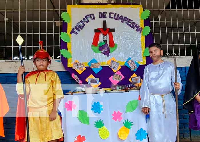 Tradiciones de la Cuaresma desde colegios en Managua