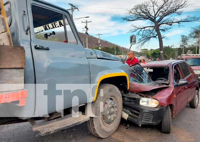 Accidente de tránsito en la Cuesta El Plomo, Managua
