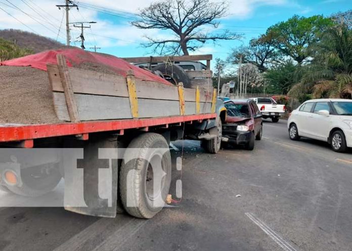 Accidente de tránsito en la Cuesta El Plomo, Managua