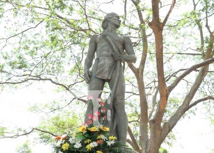 Estatua del Cacique Diriangén en Nicaragua