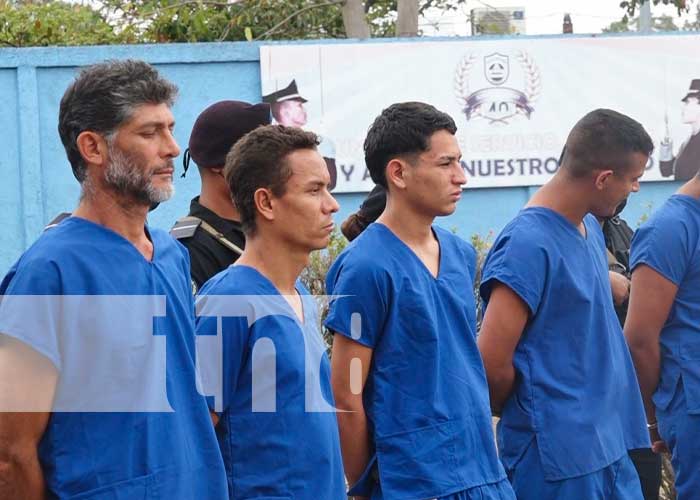 Supuestos delincuentes que cayeron presos en Estelí