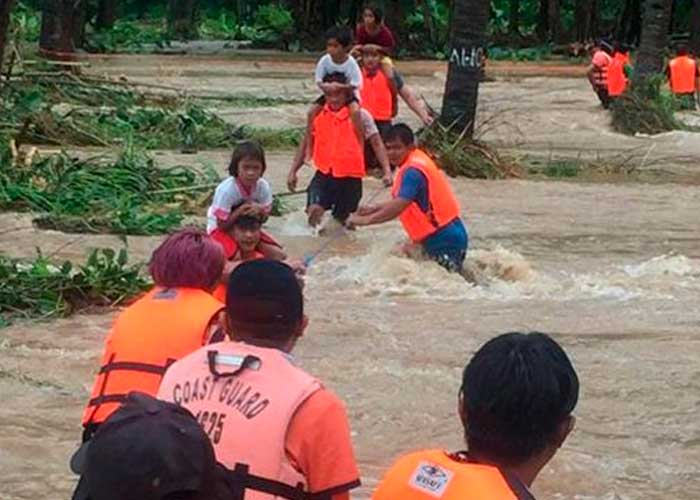 Al menos 20 muertos tras el paso de la tormenta 'Megi' por Filipinas