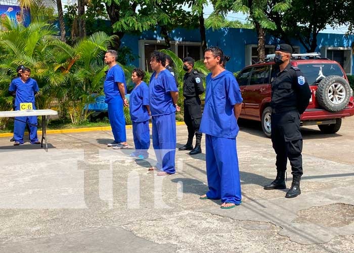 Policia hace detención de delincuentes en Chinandega