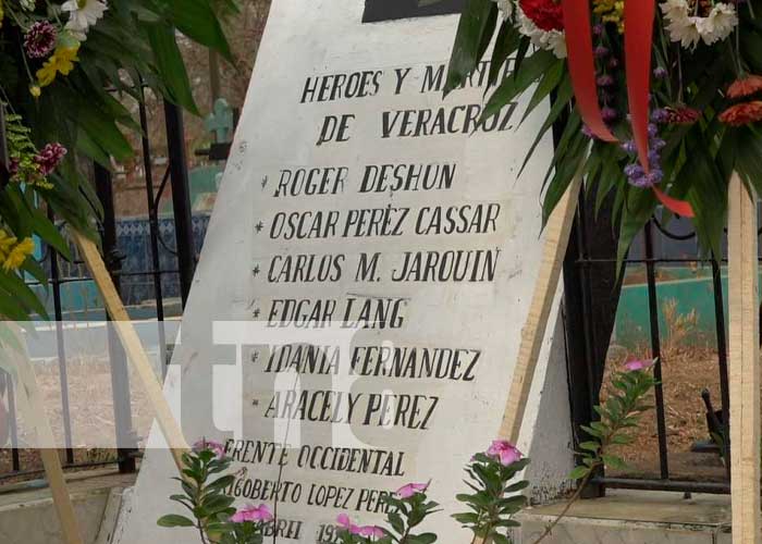 Conmemoración a los héroes y mártires de Veracruz, desde León