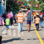 Inauguración de nuevas calles en barrios de Managua
